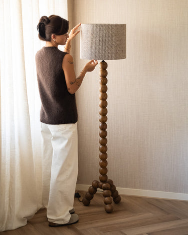 Floor Lamp Veglio Brown - Things I Like Things I Love