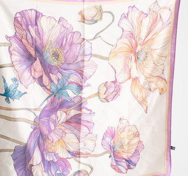 Flower Satin Scarf Multi - Things I Like Things I Love