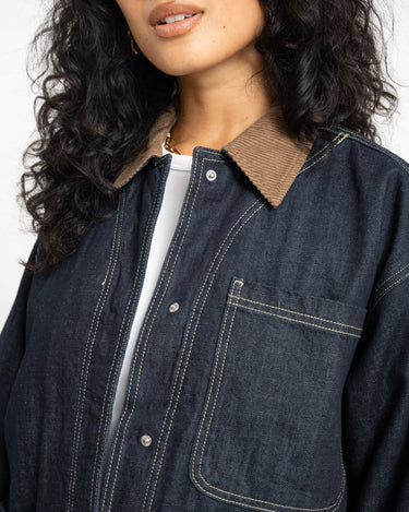 Flynn Barn Jacket Blue Denim - Things I Like Things I Love