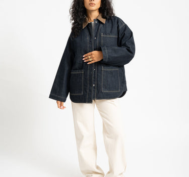 Flynn Barn Jacket Blue Denim - Things I Like Things I Love