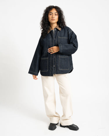 Flynn Barn Jacket Blue Denim - Things I Like Things I Love