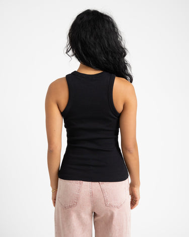 Forest Rib Top Black - Things I Like Things I Love