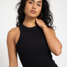 Forest Rib Top Black - Things I Like Things I Love