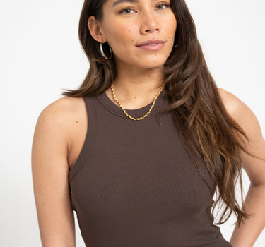 Forest Rib Top Seal Brown - Things I Like Things I Love