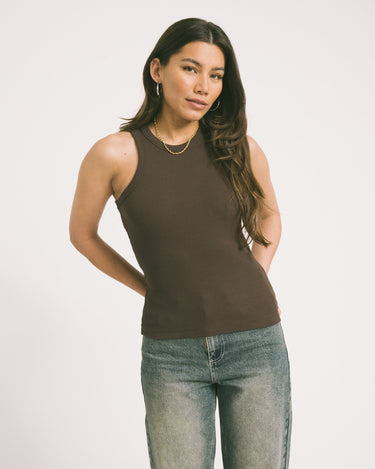 Forest Rib Top Seal Brown - Things I Like Things I Love