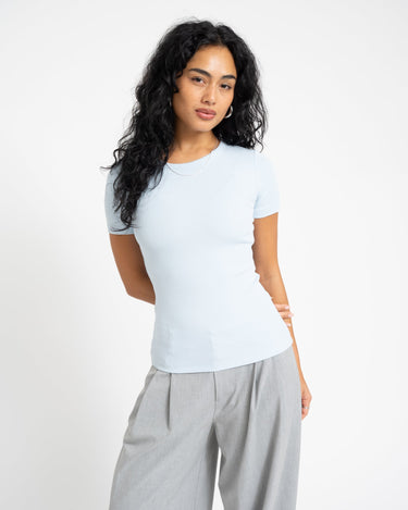 Frankie Rib Tee Skyway - Things I Like Things I Love