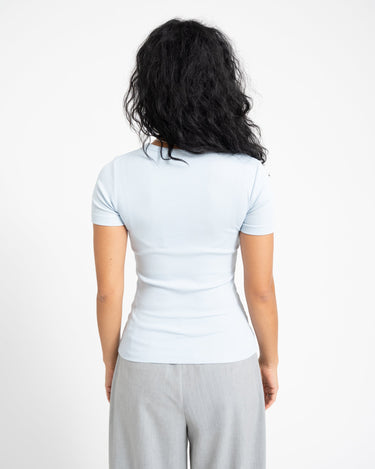 Frankie Rib Tee Skyway - Things I Like Things I Love
