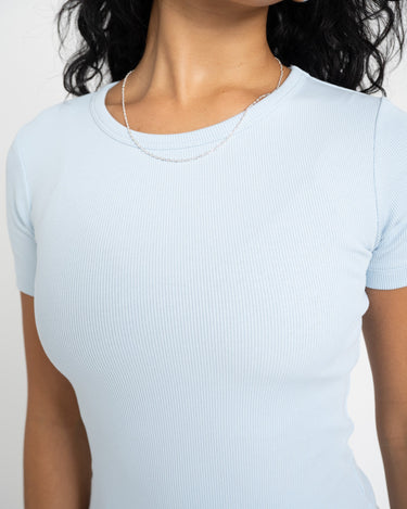 Frankie Rib Tee Skyway - Things I Like Things I Love