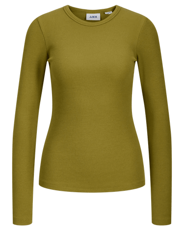 Freya Rib Tee Green Moss - Things I Like Things I Love