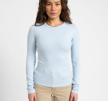 Freya Rib Tee Skyway - Things I Like Things I Love