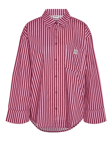 FRIDA BUTTON SHIRT BOX Windsor Wine/BEGONIA - Things I Like Things I Love