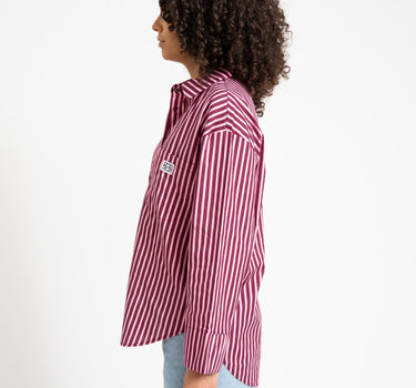 FRIDA BUTTON SHIRT BOX Windsor Wine/BEGONIA - Things I Like Things I Love