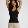 Frida U - Neck Top Black - Things I Like Things I Love