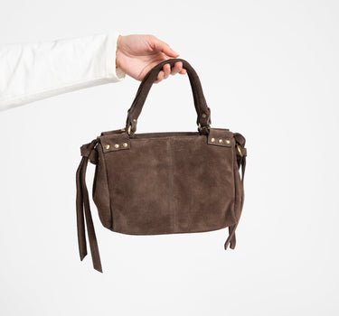 Fringy Studbag Brown - Things I Like Things I Love