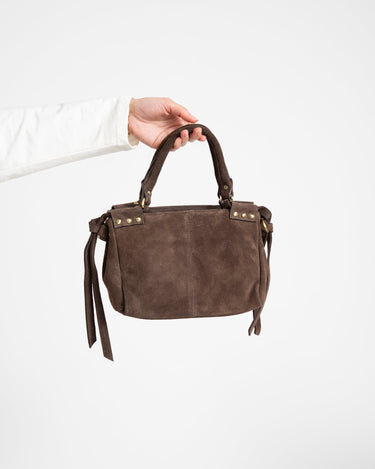 Fringy Studbag Brown - Things I Like Things I Love