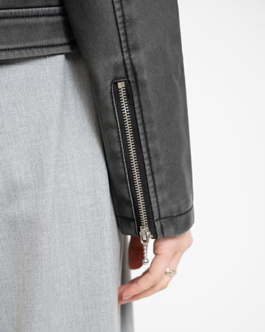 Geena Wash PU Racer Black - Things I Like Things I Love