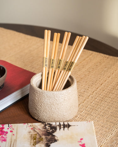 GIFT SET 5 PCS – Wooden Chopsticks Light Brown - Things I Like Things I Love