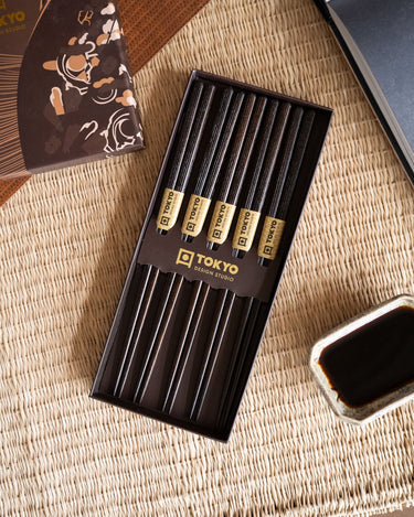 Gift Set 5PCS - Chopstick Maiko Brown - Things I Like Things I Love