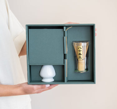 Gift Set - Handmade Japanese Matcha Set Hisui - Things I Like Things I Love