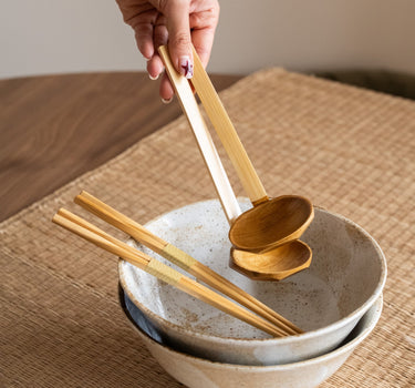Gift Set - Handmade Japanese Ramen Bowl Yukishino - Things I Like Things I Love