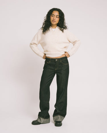 Gina Tricot Fold Up Jeans Blue - Things I Like Things I Love