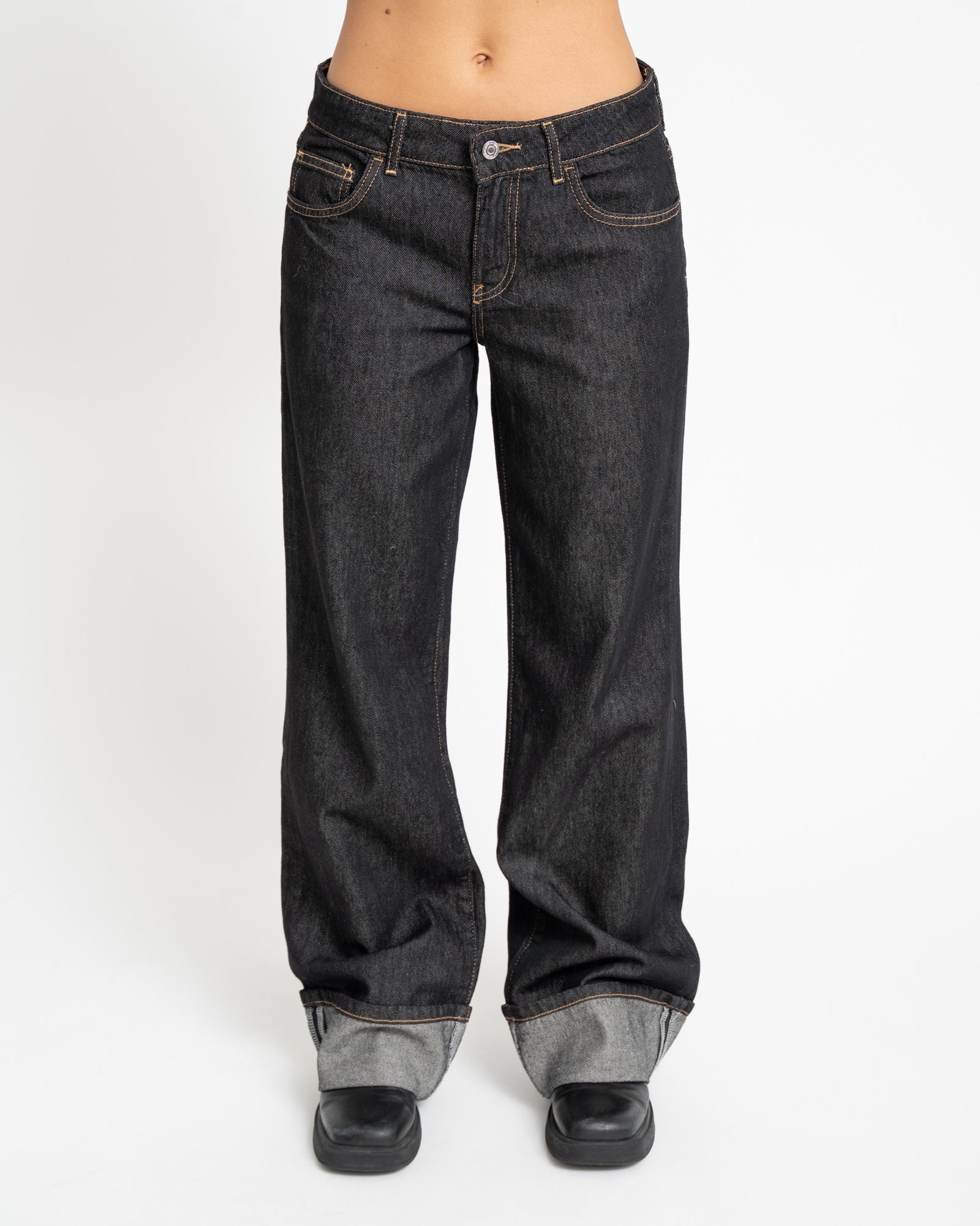 GT Fold Up Jeans Blue