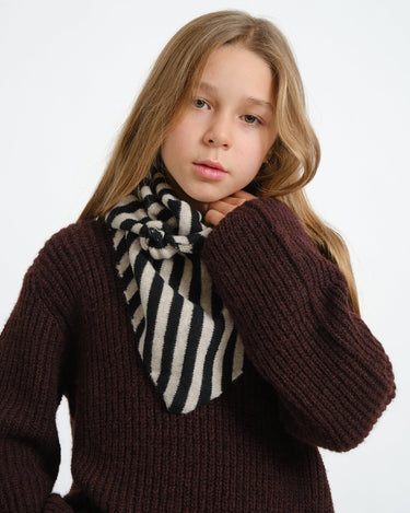 Gloria Global Crew Neck Knit GIRLS Fudge - Things I Like Things I Love