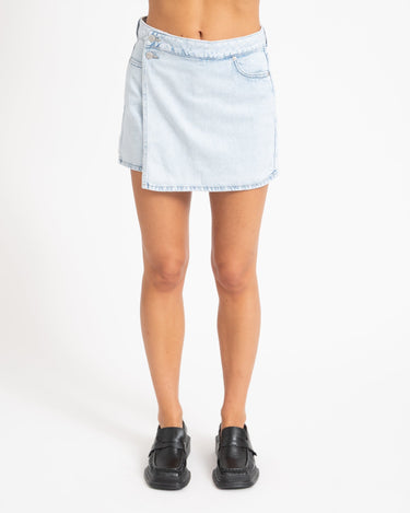 Greta Skort Light Blue Denim - Things I Like Things I Love