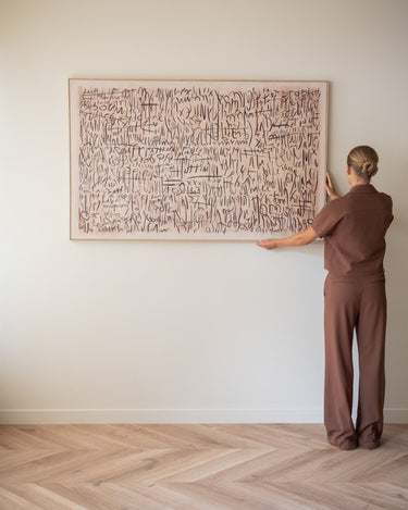 Groot Schilderij Cuardo Linnen - Things I Like Things I Love