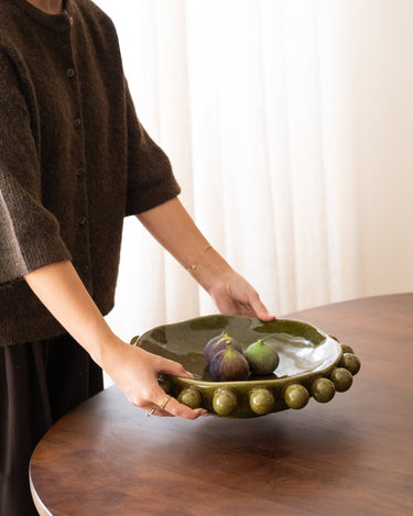 Grote Deco Schaal Viro Groen - Things I Like Things I Love