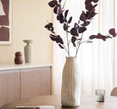 Grote Deco Vaas Crudo Gestreept - Things I Like Things I Love