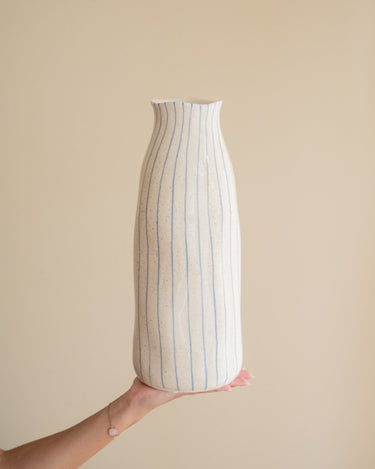 Grote Deco Vaas Crudo Gestreept - Things I Like Things I Love