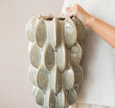 Grote Deco Vaas Disc Ceramic - Things I Like Things I Love