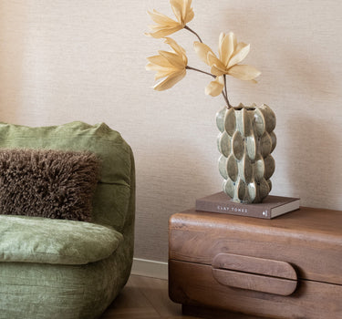 Grote Deco Vaas Disc Ceramic - Things I Like Things I Love