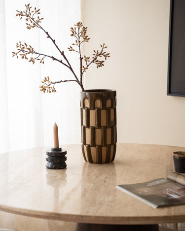 Grote Deco Vaas Moscy Bruin - Things I Like Things I Love