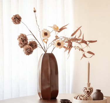 Grote Deco Vaas Serra Burgundy - Things I Like Things I Love