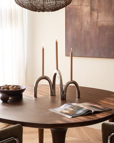 Grote Kandelaar Anni Chroom - Things I Like Things I Love