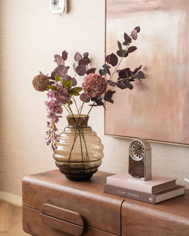 Grote Vaas Aron Glas Bruin - Things I Like Things I Love