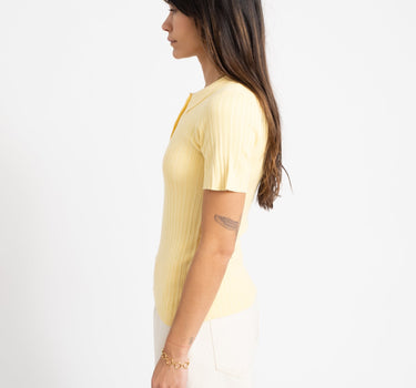 Hadley Tight Polo Knit Sunlight - Things I Like Things I Love