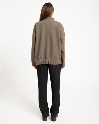 Halston Bomber Jacket Morel - Things I Like Things I Love