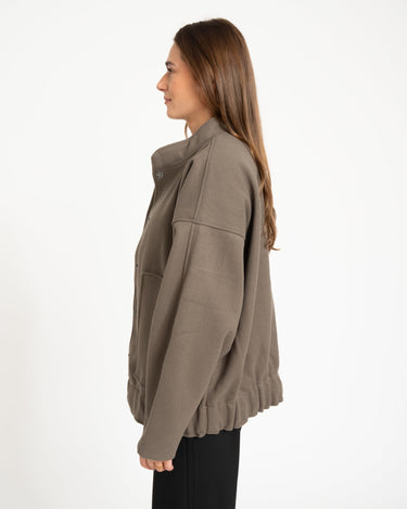 Halston Bomber Jacket Morel - Things I Like Things I Love