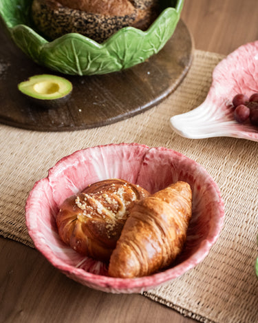 Hand - Painted Bowl Cabbage Pink - Things I Like Things I Love