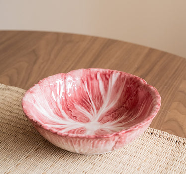Hand - Painted Bowl Cabbage Pink - Things I Like Things I Love