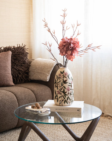 Hand - painted Deco Vase Sakura Flowers - Things I Like Things I Love