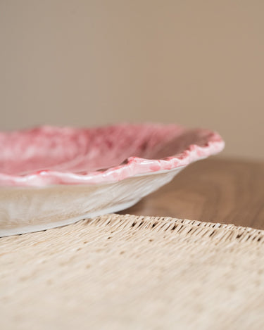 Hand - Painted Serving Plate Cabbage Pink - Things I Like Things I Love