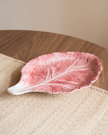 Hand - Painted Serving Plate Cabbage Pink - Things I Like Things I Love