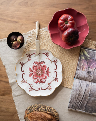 Handgemaakt Serveerbord Riggiola Bloem - Things I Like Things I Love