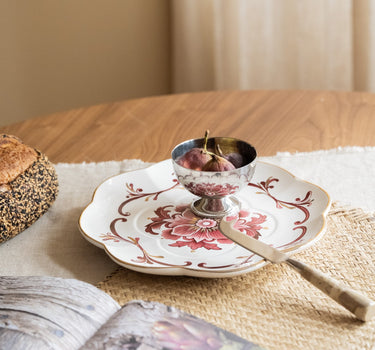 Handgemaakt Serveerbord Riggiola Bloem - Things I Like Things I Love