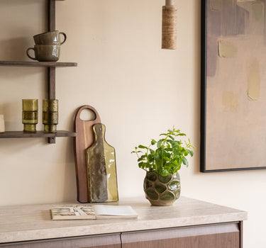 Handgemaakte Bloempot Asta Groen - Things I Like Things I Love