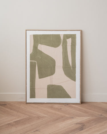 Handgeschilderd Schilderij Isa Groen - Things I Like Things I Love